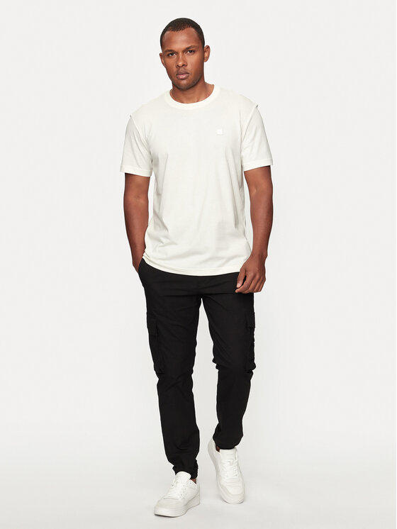 Calvin Klein Jeans Calvin Klein Jeans Marškinėliai J30J325268 Écru Regular Fit