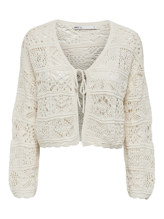 ONLY ONLY Kardigan Beach 15257604 Biały Regular Fit