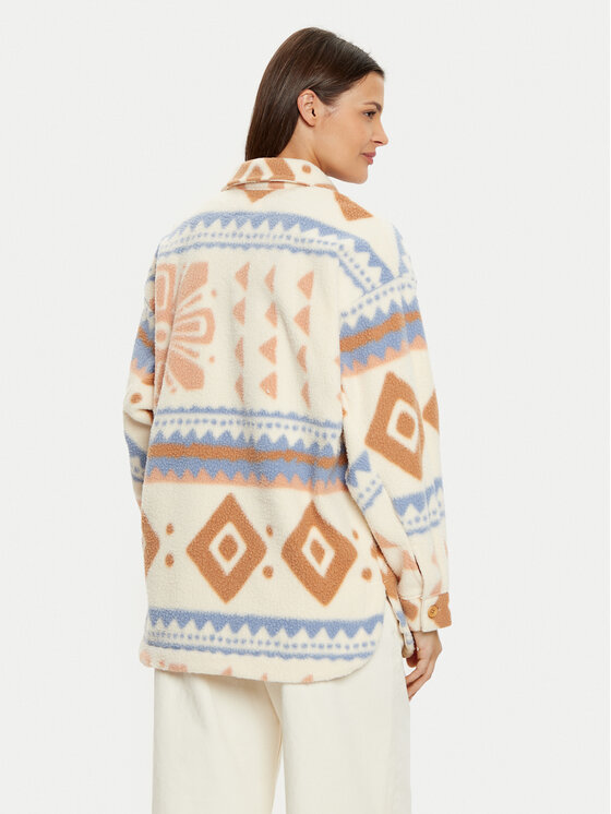Roxy Roxy Geacă Morning Crush ERJPF03179 Bej Relaxed Fit