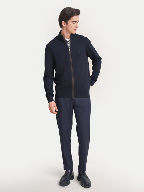 Bugatti Bugatti Pullover 7600 65520B Dunkelblau Regular Fit