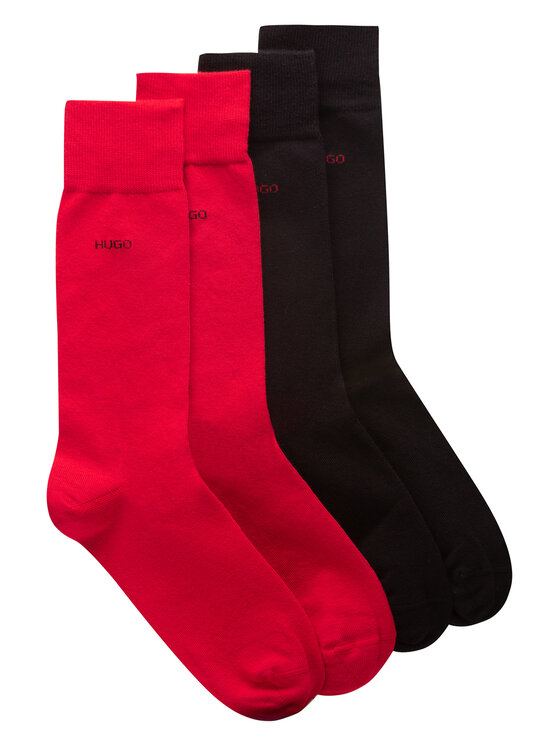Set od 2 para muških visokih čarapa Hugo