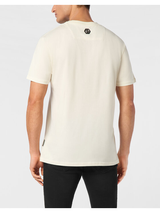 PHILIPP PLEIN PHILIPP PLEIN T-Shirt 24673 Biały Regular Fit