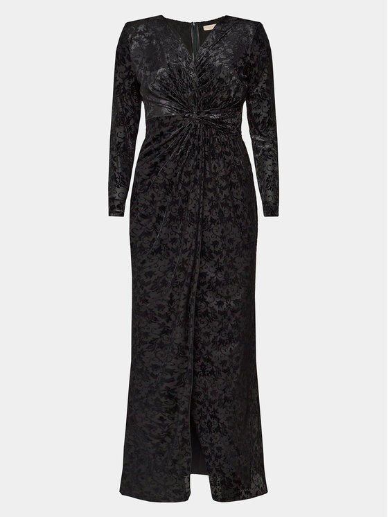 Rinascimento Rinascimento Rochie de seară CFC0116952003 Negru Regular Fit