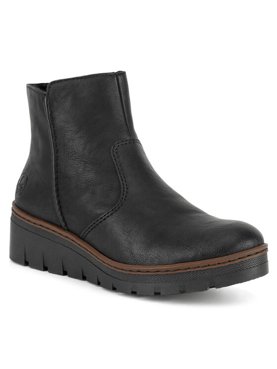Rieker Rieker Botine X9165-00 Negru