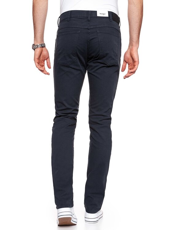 Wrangler Wrangler Spodnie materiałowe LARSTON Niebieski Slim Fit