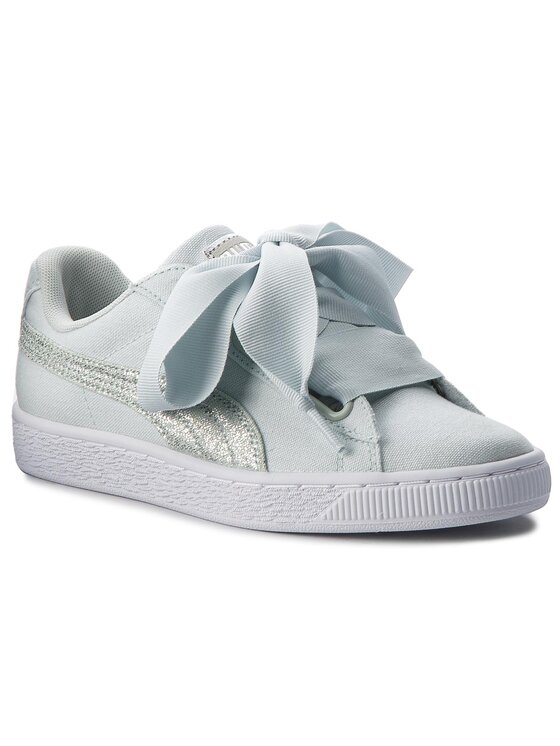 Puma basket heart gray sale