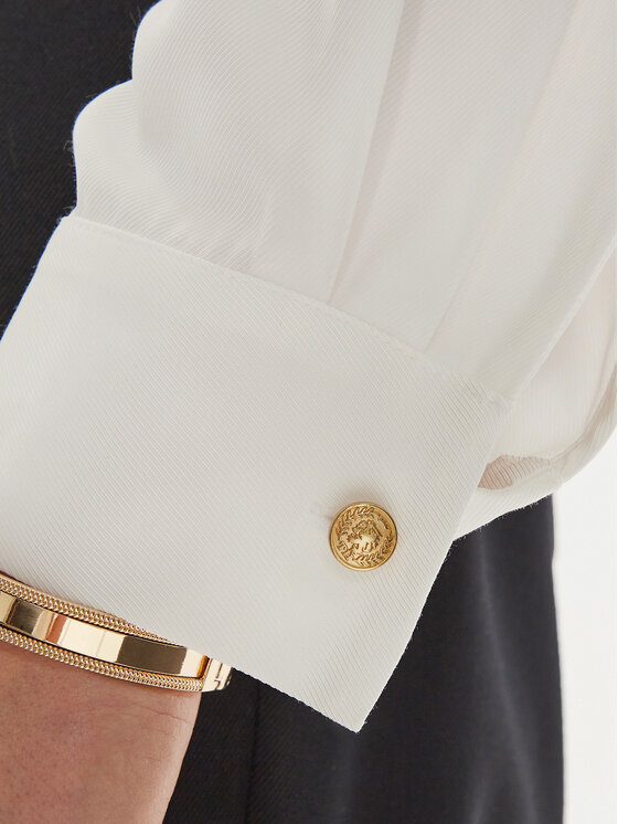 Tommy Hilfiger Tommy Hilfiger Koszula WW0WW43066 Écru Regular Fit