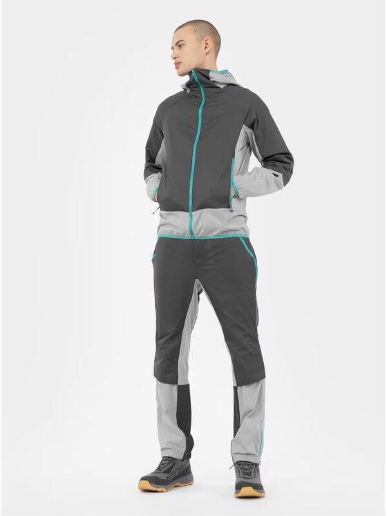 4F 4F Lyžiarske nohavice H4Z22SPMTR062-22S Čierna Regular Fit