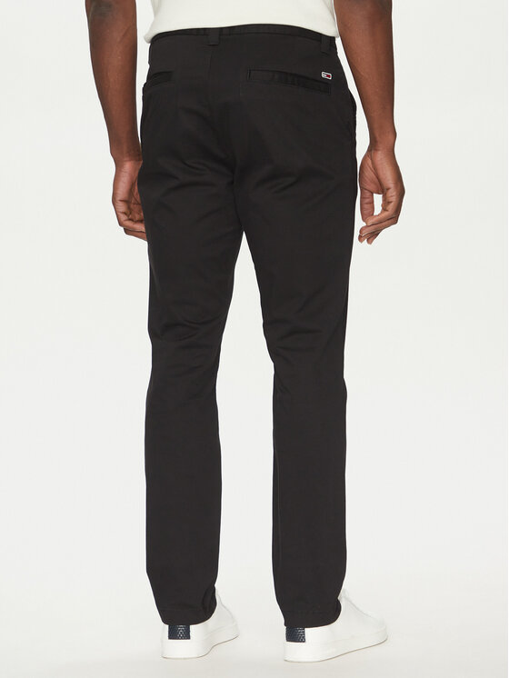 Tommy Jeans Tommy Jeans Chino nohavice Austin DM0DM20282 Čierna Slim Fit