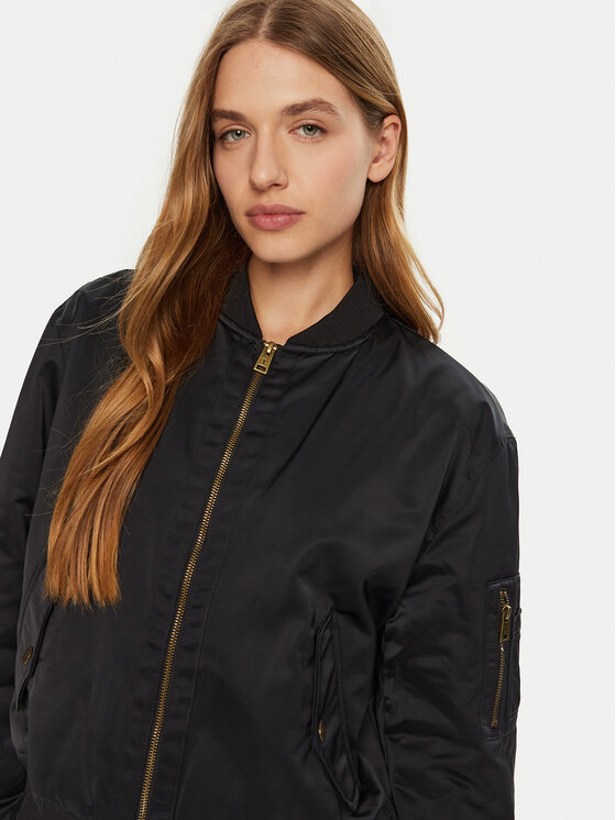 Champion Champion Μπόμπερ μπουφάν 117578 Μαύρο Custom Fit