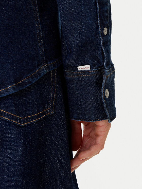 Calvin Klein Jeans Calvin Klein Jeans cămașă de blugi LV047E709G Bleumarin