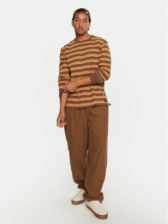 Vans Vans Longsleeve krekls Awbrey II VN0A4RRQ Brūns Regular Fit
