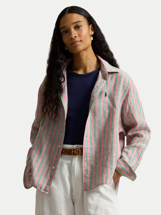 Polo Ralph Lauren Cămașă 211935130501 Vișiniu Relaxed Fit