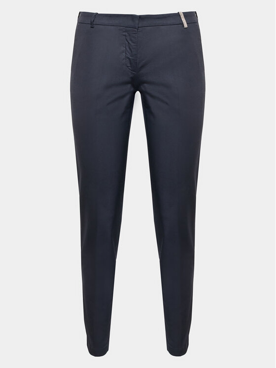 Fabiana Filippi Fabiana Filippi Pantaloni di tessuto PADP02W364 Blu scuro Regular Fit