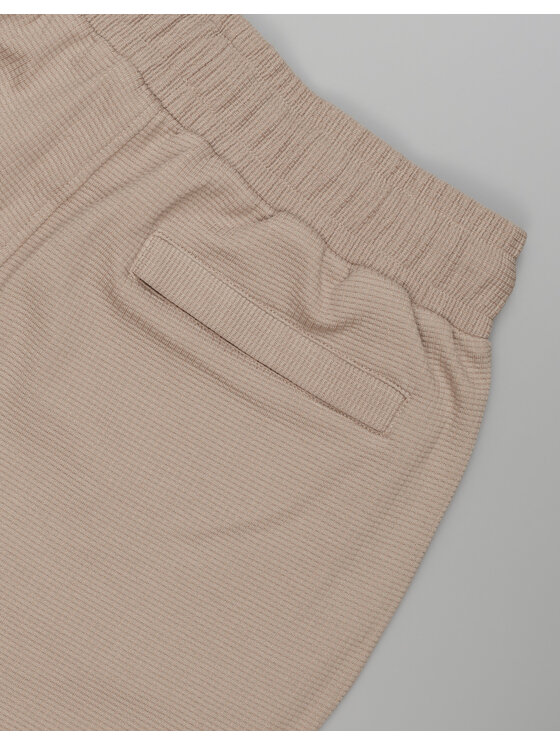 Borgio Borgio Szorty materiałowe valleve Beżowy Classic Fit