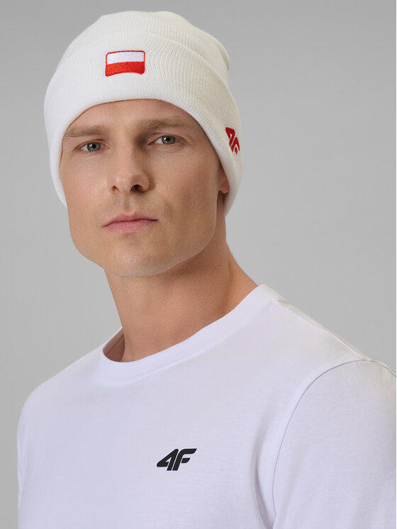 4F 4F Czapka MIDSHOP ACCESSORIES Biały