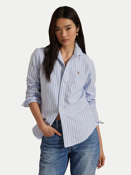 Polo Ralph Lauren Polo Ralph Lauren Marškiniai 211891377004 Mėlyna Regular Fit