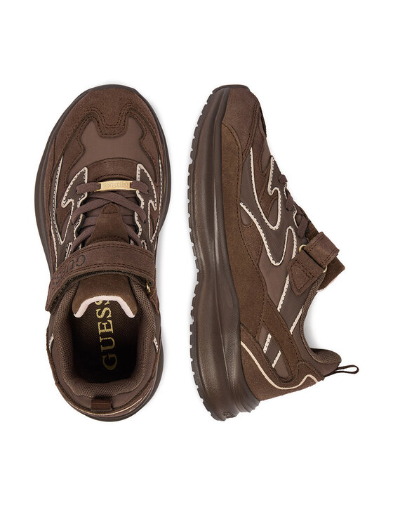Guess Guess Sneakersy EO-CP40GG28AW2026 Hnědá