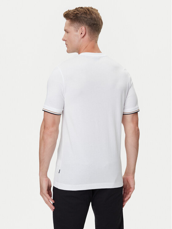 BOSS Boss Marškinėliai Thompson 04 50501097 Balta Regular Fit