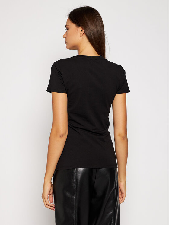 Liu Jo Liu Jo Футболка WF0394 J5003 Чорний Regular Fit