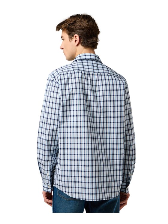 Wrangler Wrangler Hemd 1 Pkt 112371552 Blau Regular Fit