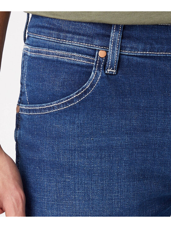 Wrangler Wrangler Jeansy W18SCJ027 Niebieski Slim Fit