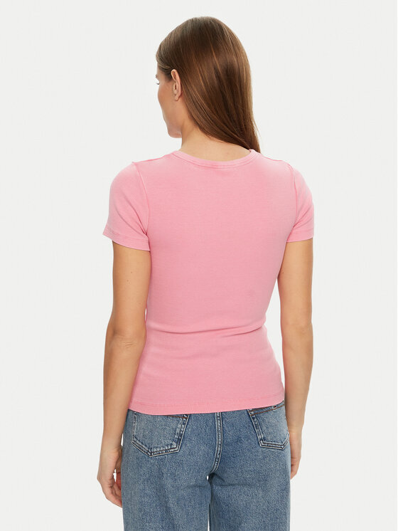 JJXX JJXX Póló Frankie 12239962 Rózsaszín Slim Fit