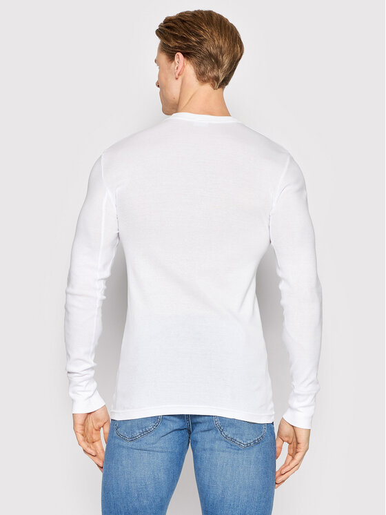 Henderson Henderson Marškinėliai ilgomis rankovėmis BT-104 2149 Balta Regular Fit