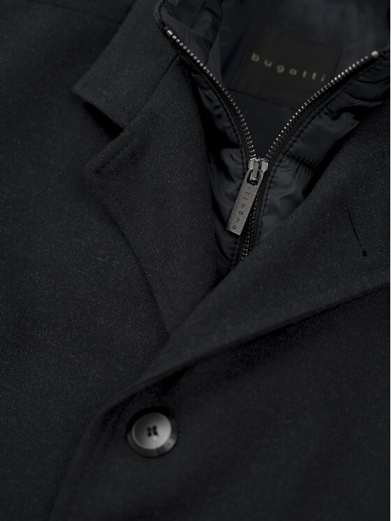 Bugatti Bugatti Cappotto invernale 626328-69040 Nero Regular Fit