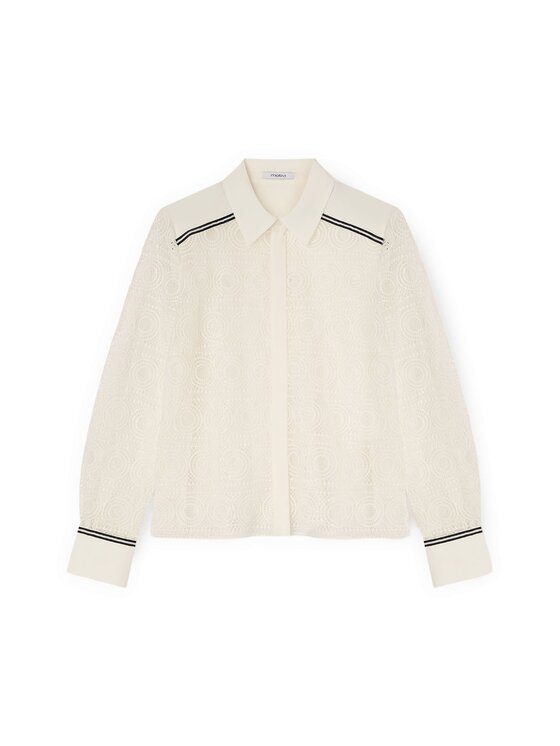 Motivi Motivi Camicia 5013Q000911N0R2 Bianco Regular Fit