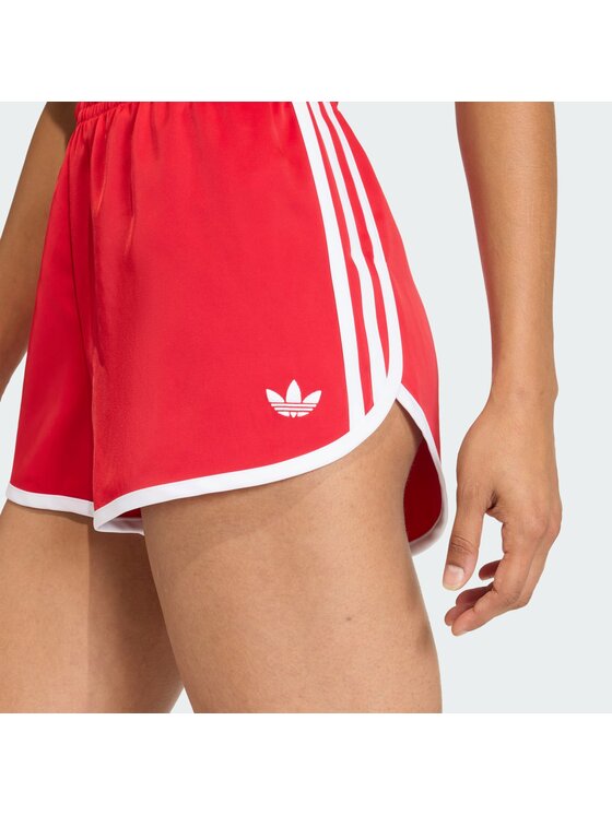 adidas adidas Αθλητικό σορτς 3-Stripes Sprinter KD3716 Κόκκινο Regular Fit