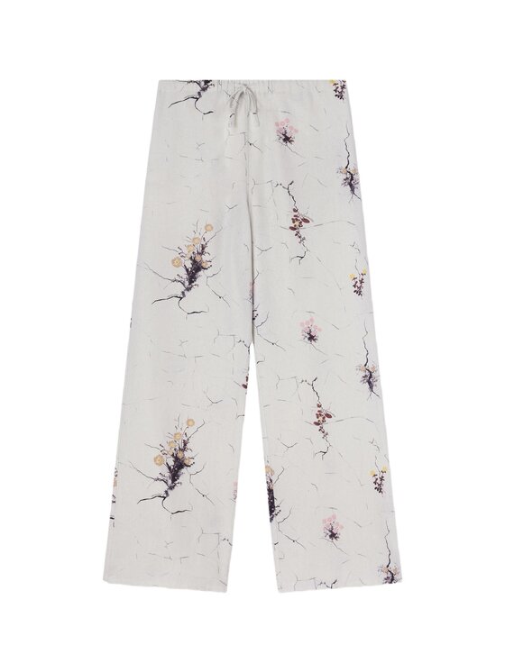 Trussardi Trussardi Spodnie materiałowe P271A202544N0FD Biały Regular Fit