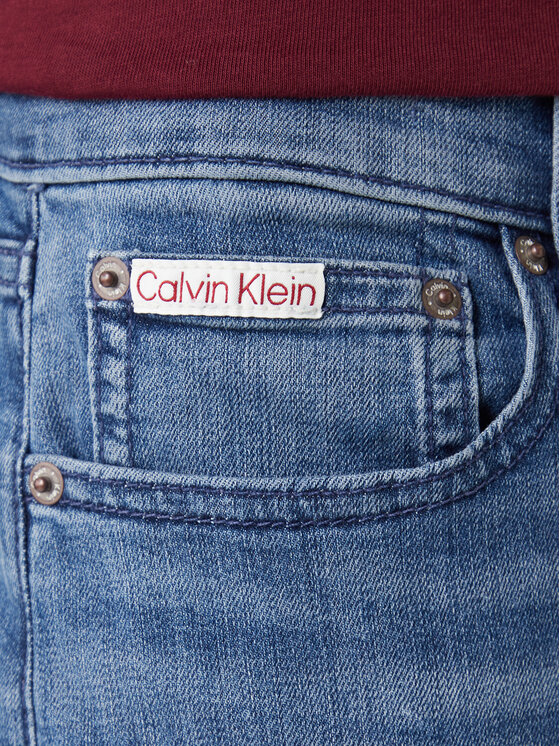 Calvin Klein Jeans Calvin Klein Jeans Jeans hlače LV04RE781G Modra Slim Fit
