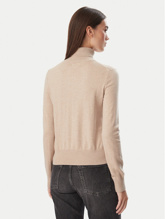 Guess Jeans Guess Jeans Rolák W6BR03 Z1246 Béžová Regular Fit