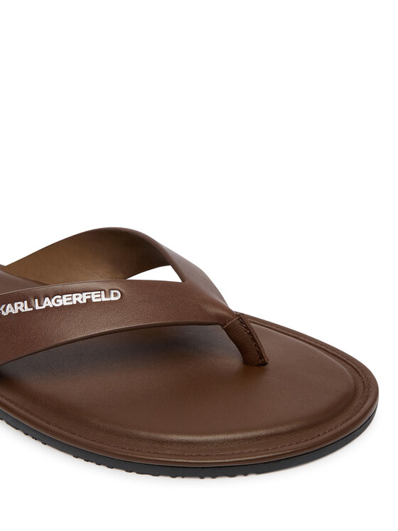 KARL LAGERFELD KARL LAGERFELD Japonki Kastor IV KL70206C Brązowy