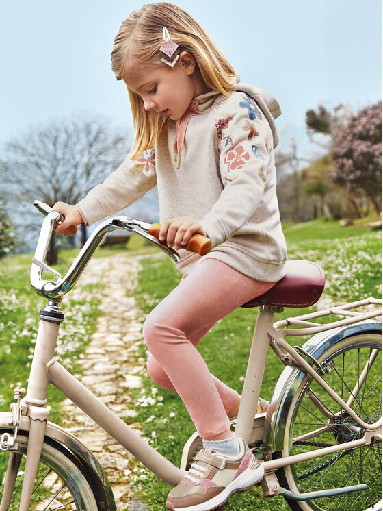 Mayoral Mayoral Komplet bluza i legginsy 4768 Beżowy Regular Fit