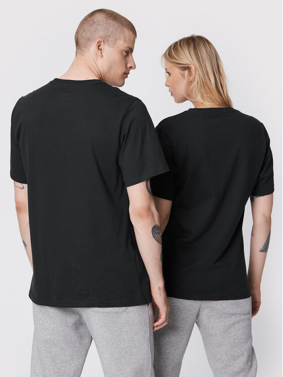 Converse Converse T-Shirt Unisex 10023854-A03 Czarny Standard Fit