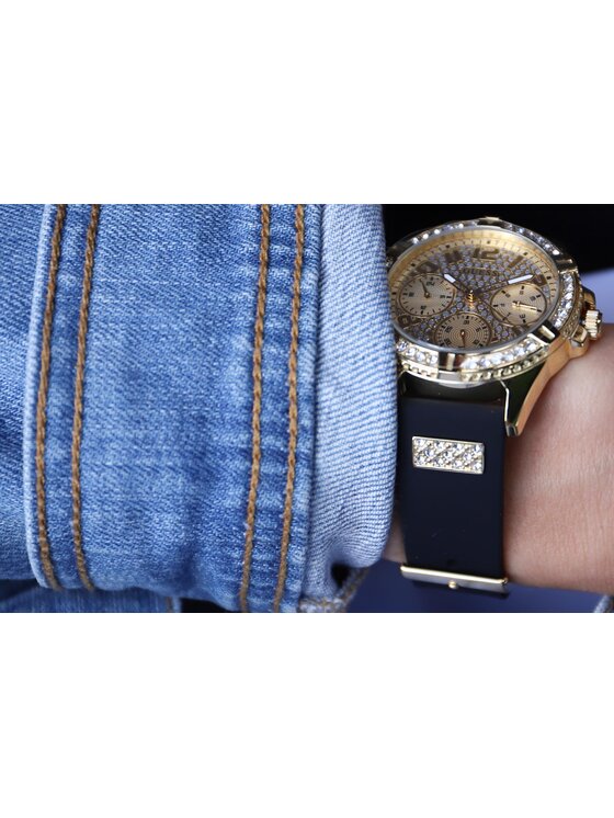 Guess Guess Hodinky W1160L1 Čierna