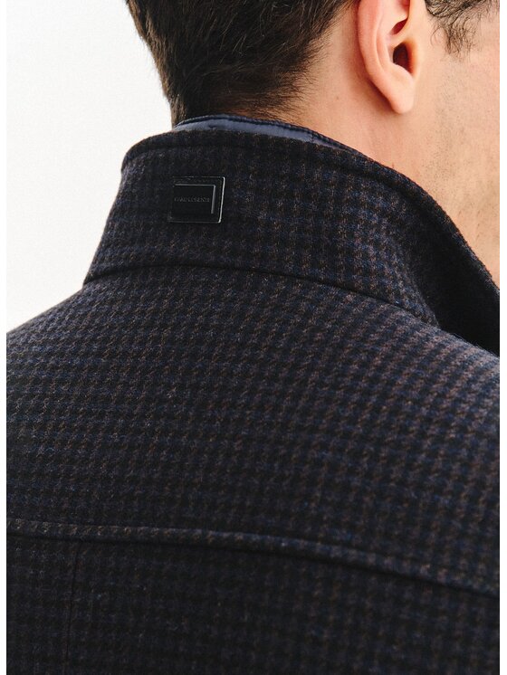 Pako Lorente Pako Lorente Płaszcz zimowy P25WF-7X-009 Granatowy Classic Fit