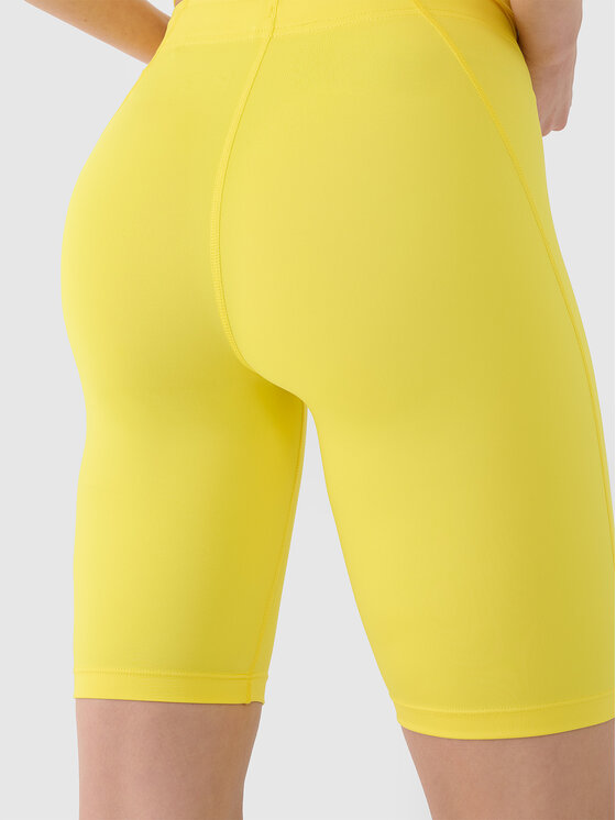 4F 4F Kolarki NOS Żółty Slim Fit