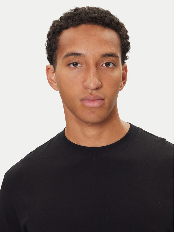 United Colors Of Benetton United Colors Of Benetton Μπλούζα πιτζάμας 30964M021 Μαύρο Regular Fit