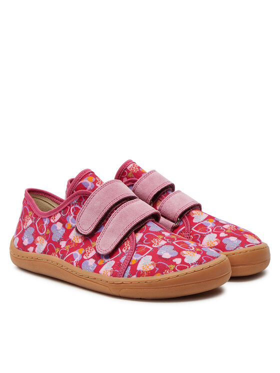 Froddo Froddo Papuče Barefoot Canvas G1700390-2 S Ružičasta