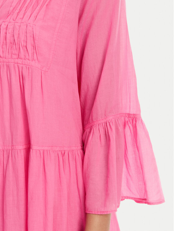 Devotion TWINS Devotion TWINS Sukienka letnia Symbol 025.329.1G Różowy Loose Fit