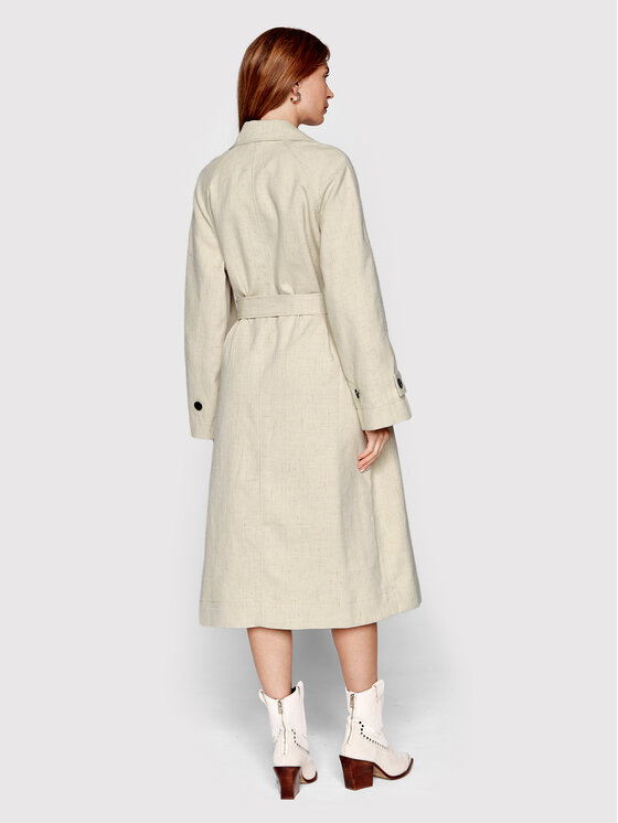 Samsøe Samsøe Samsøe Samsøe Tenchcoat Belle F22200005 Beige Regular Fit