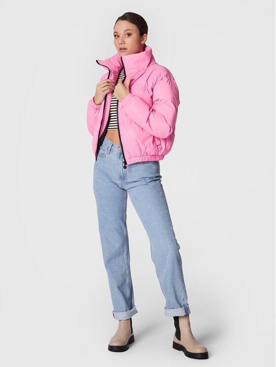 Giubbotto piumino LJK-VANESSA Rosa Relaxed Fit