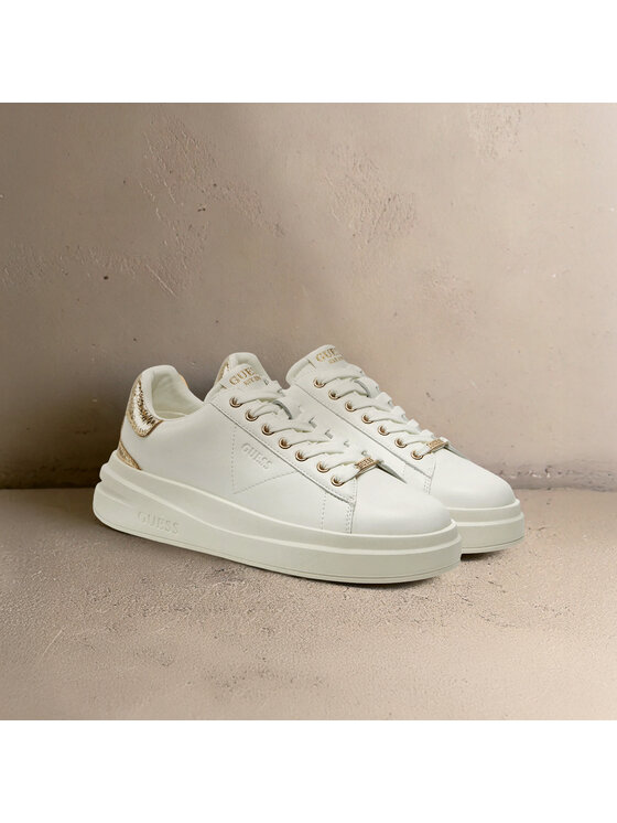 Guess Guess Sneakersy FLTELB LEM12 Biela