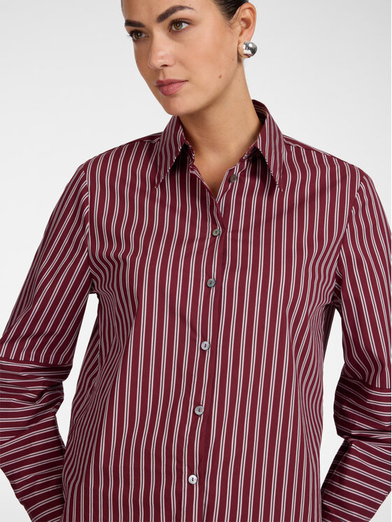 Elena Mirò Elena Mirò Camicia 5030P100356N001 Bordeaux Regular Fit