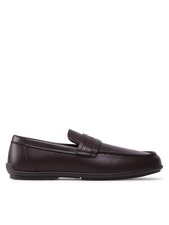 Calvin Klein Mokasíny Driver High Freq Lth HM0HM00969 Hnedá