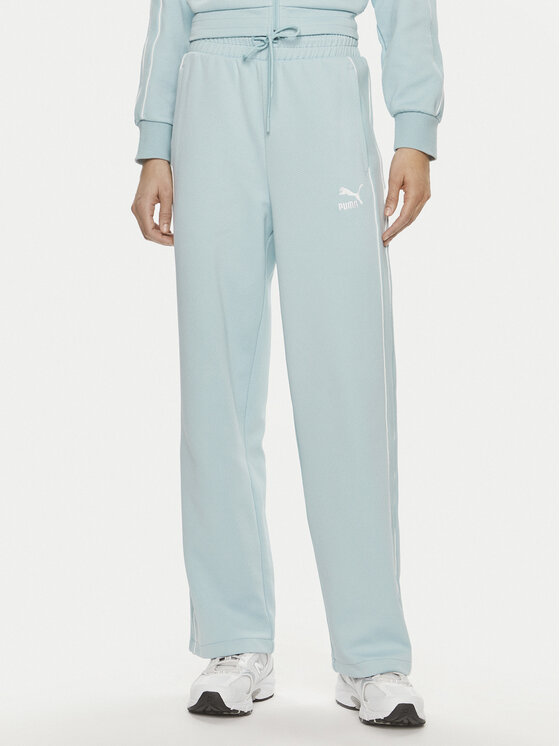 Puma Puma Spodnji del trenirke T7 624212 Modra Relaxed Fit