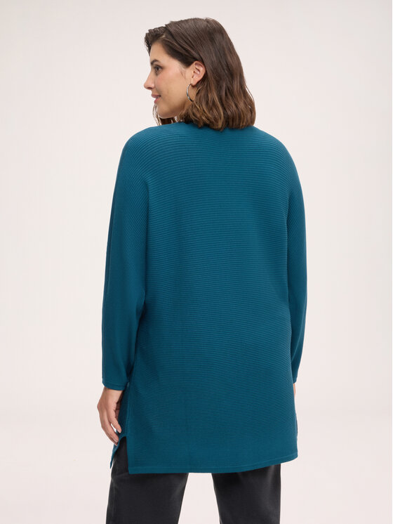 Fiorella Rubino Fiorella Rubino Maglione M216E002236N024 Turchese Over Fit